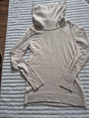 Banana Republic Beige Cowl Neck Sweater
